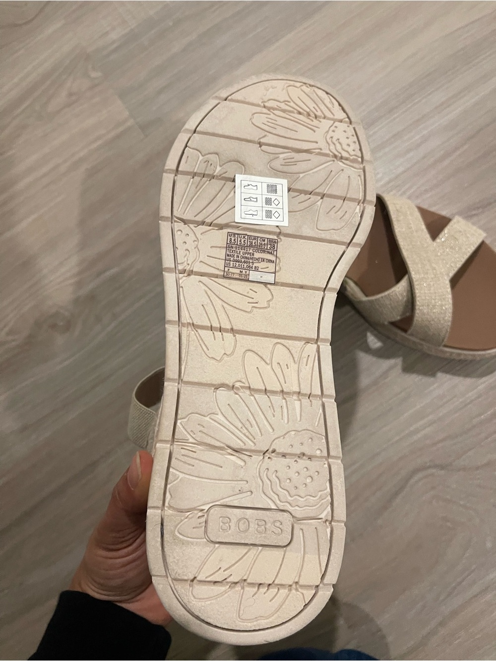 NWT Skechers BOBS WOMENS SLIP-INS SUN RAY-BRIGHT SANDAL - Picture 5 of 6